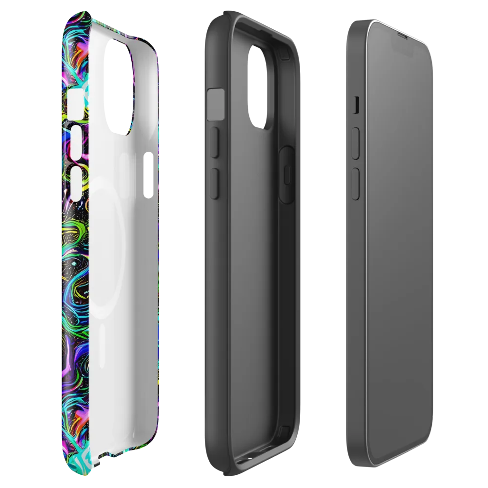 Aurora Static on MagSafe Tough Case for iPhone® — Front