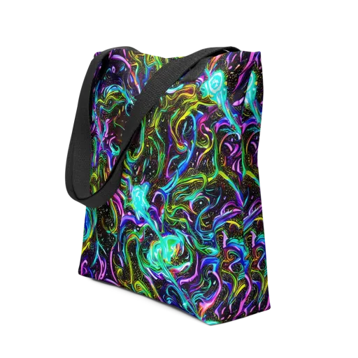 Aurora Static on a Tote Bag
