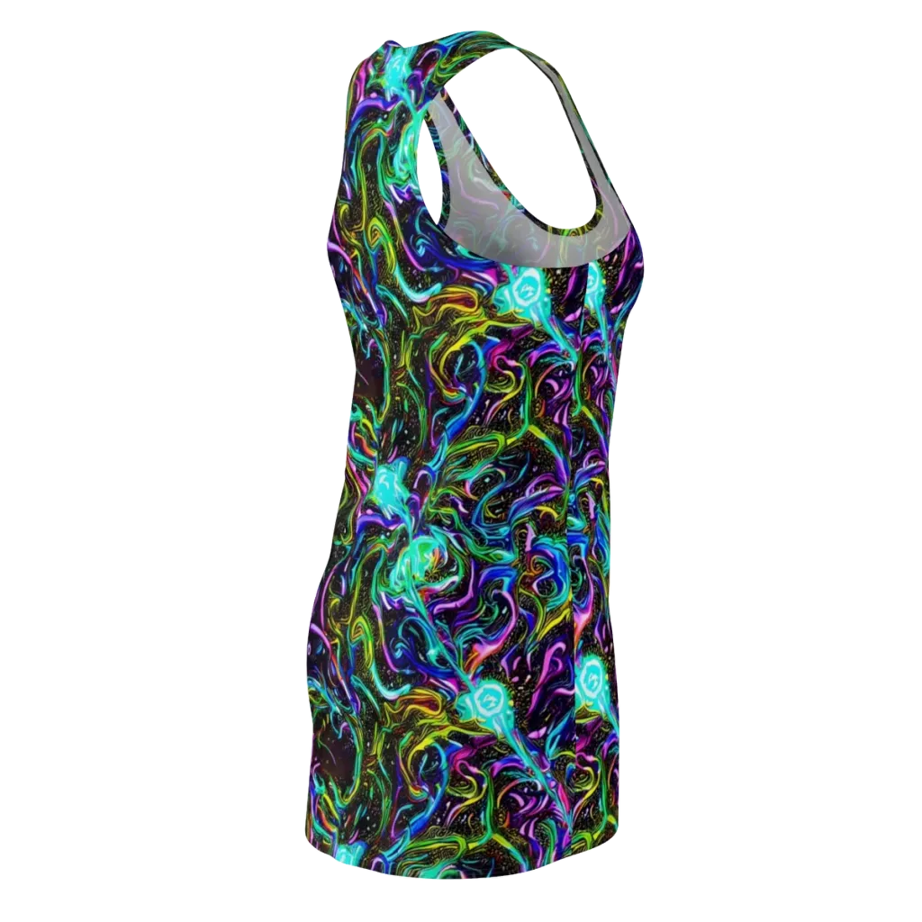 Aurora Static on Racerback Dress — Back Side