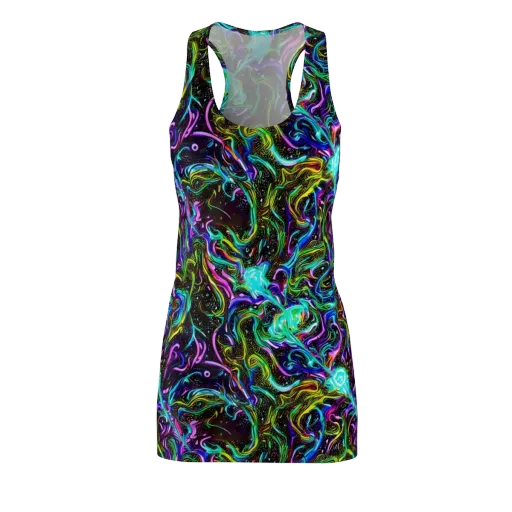 Aurora Static on a Racerback Dress