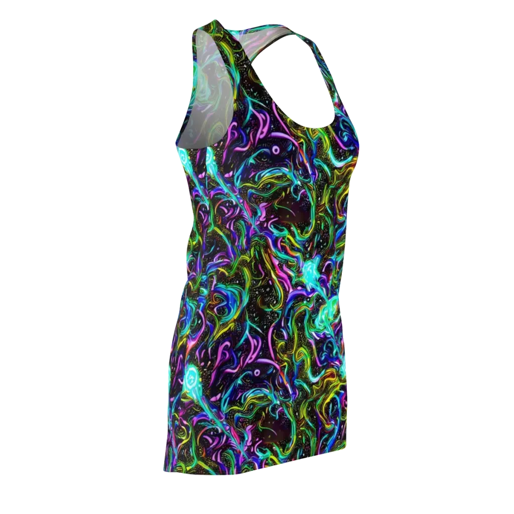 Aurora Static on Racerback Dress — Front Side