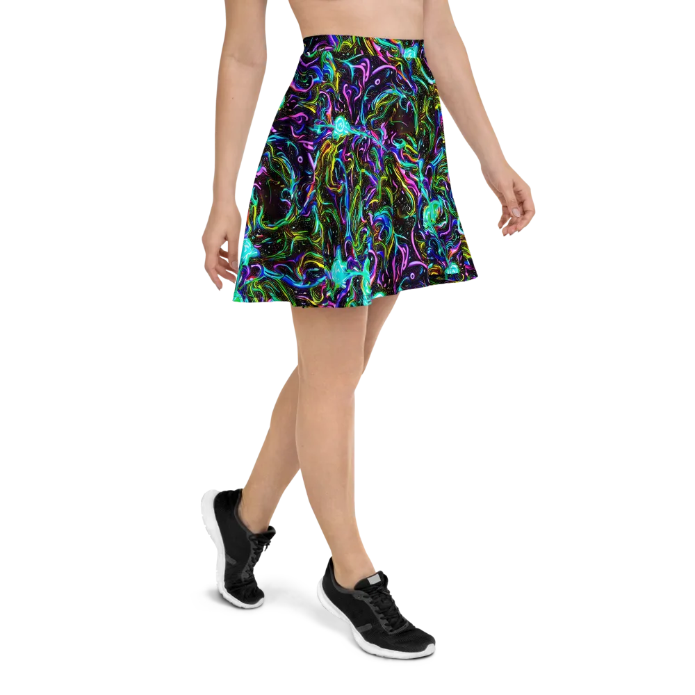 Aurora Static on Skater Skirt — Right