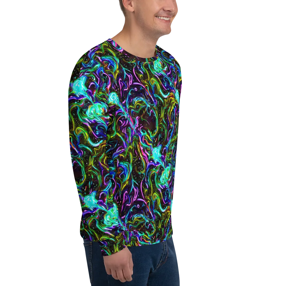 Aurora Static on Sweatshirt — Right Front