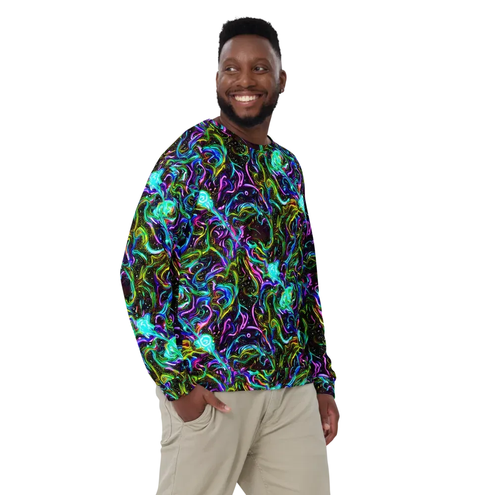 Aurora Static on Sweatshirt — Front