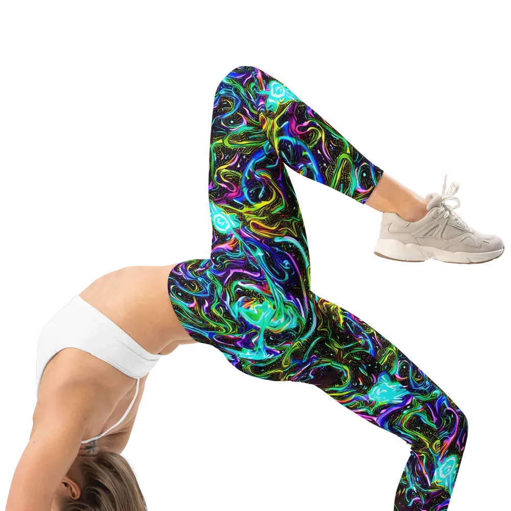 Aurora Static on Leggings — Right