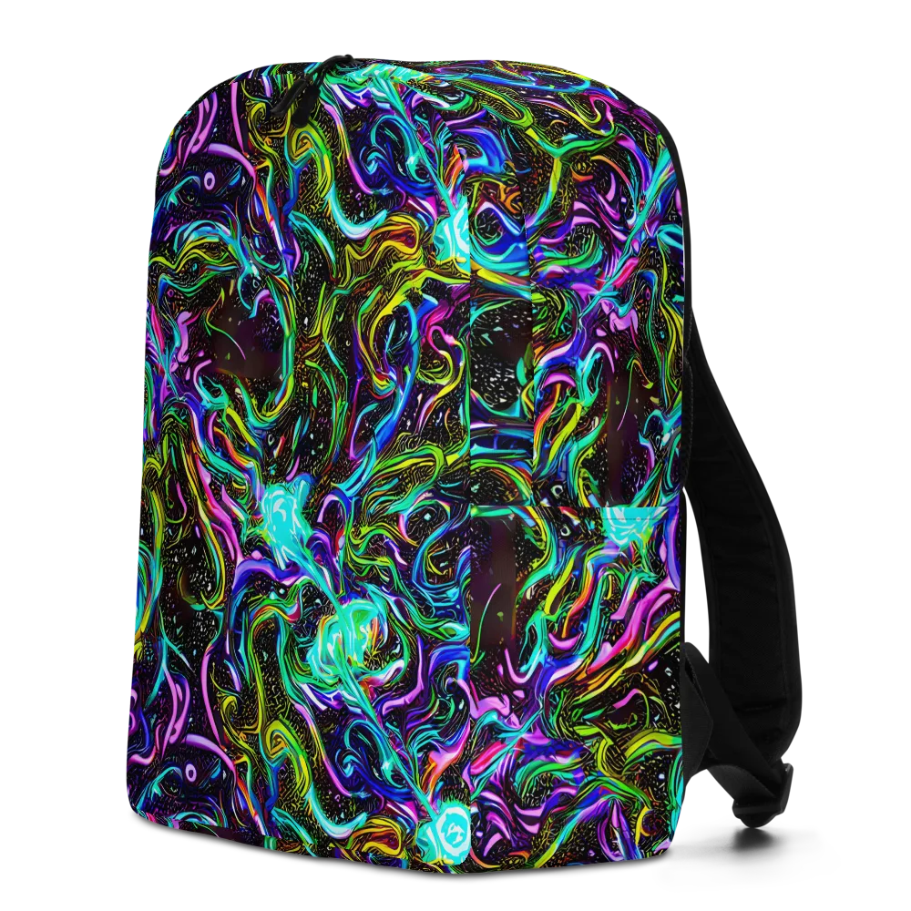 Aurora Static on Minimalist Backpack — Left
