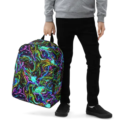 Aurora Static on a Minimalist Backpack