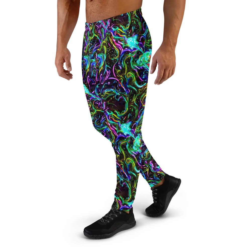 Aurora Static on Men's Joggers — Left