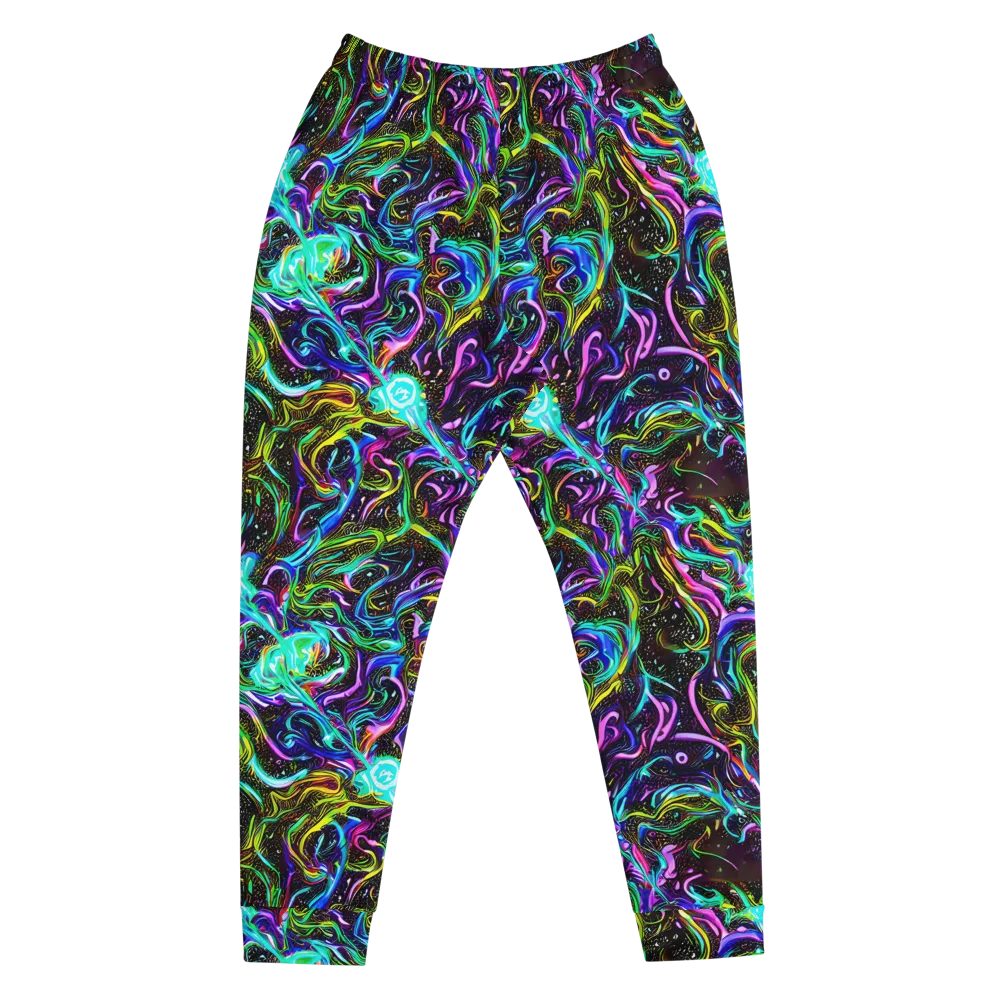 Aurora Static on Men's Joggers — Front