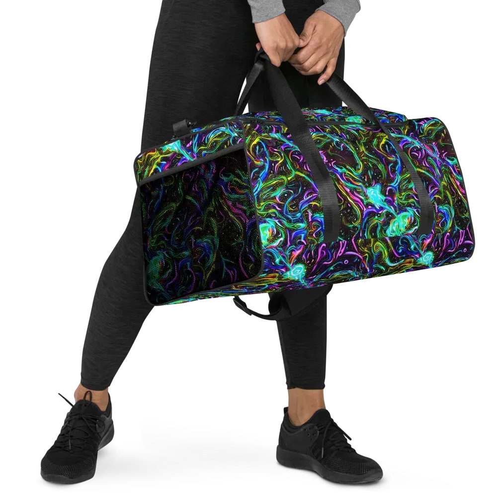 Aurora Static on Duffle Bag — Right Front