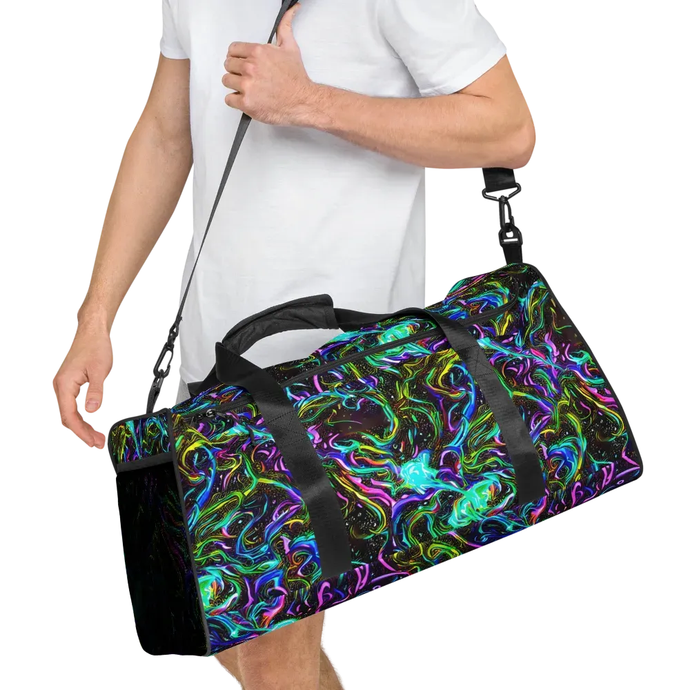 Aurora Static on Duffle Bag — Right Front