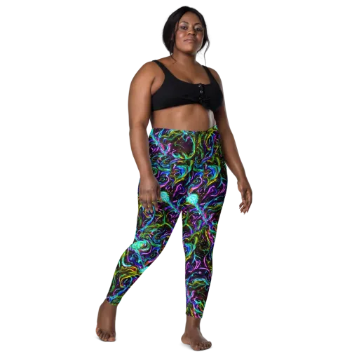 Aurora Static on a Leggings with Pockets