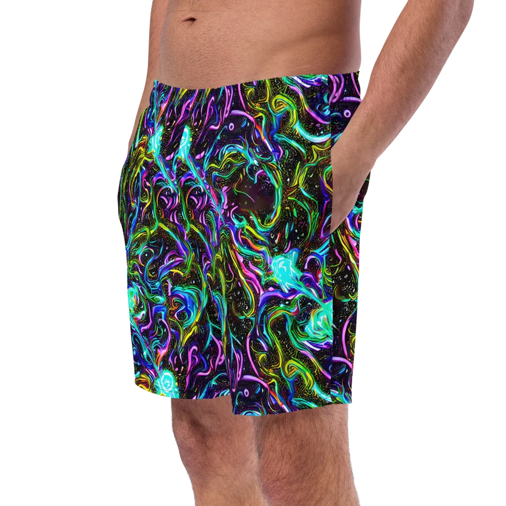Aurora Static on Swim Trunks — Left Front