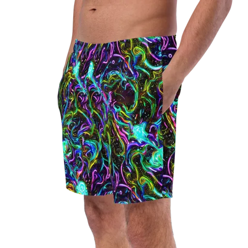 Aurora Static on a Swim Trunks