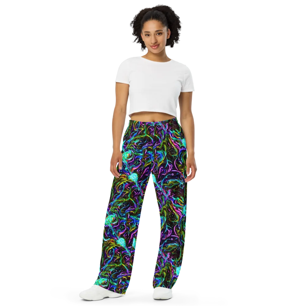 Aurora Static on Wide-Leg Pants — Front