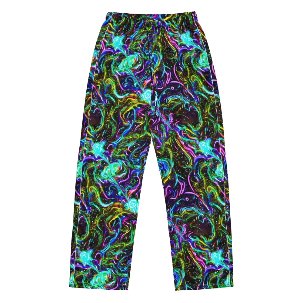 Aurora Static on Women's Pajama Pants — Front