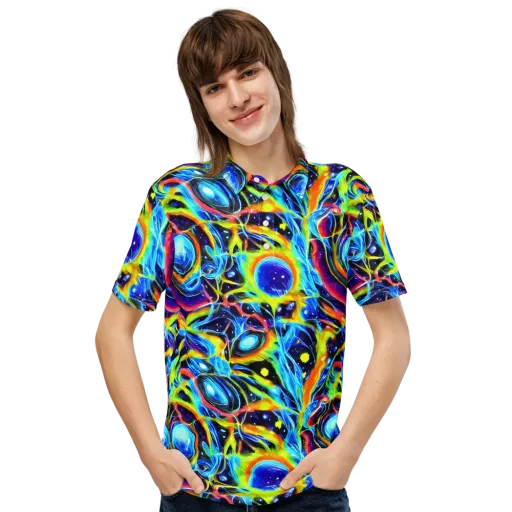 Prism Eclipse on a Men's Slim Fit Polo Shirt