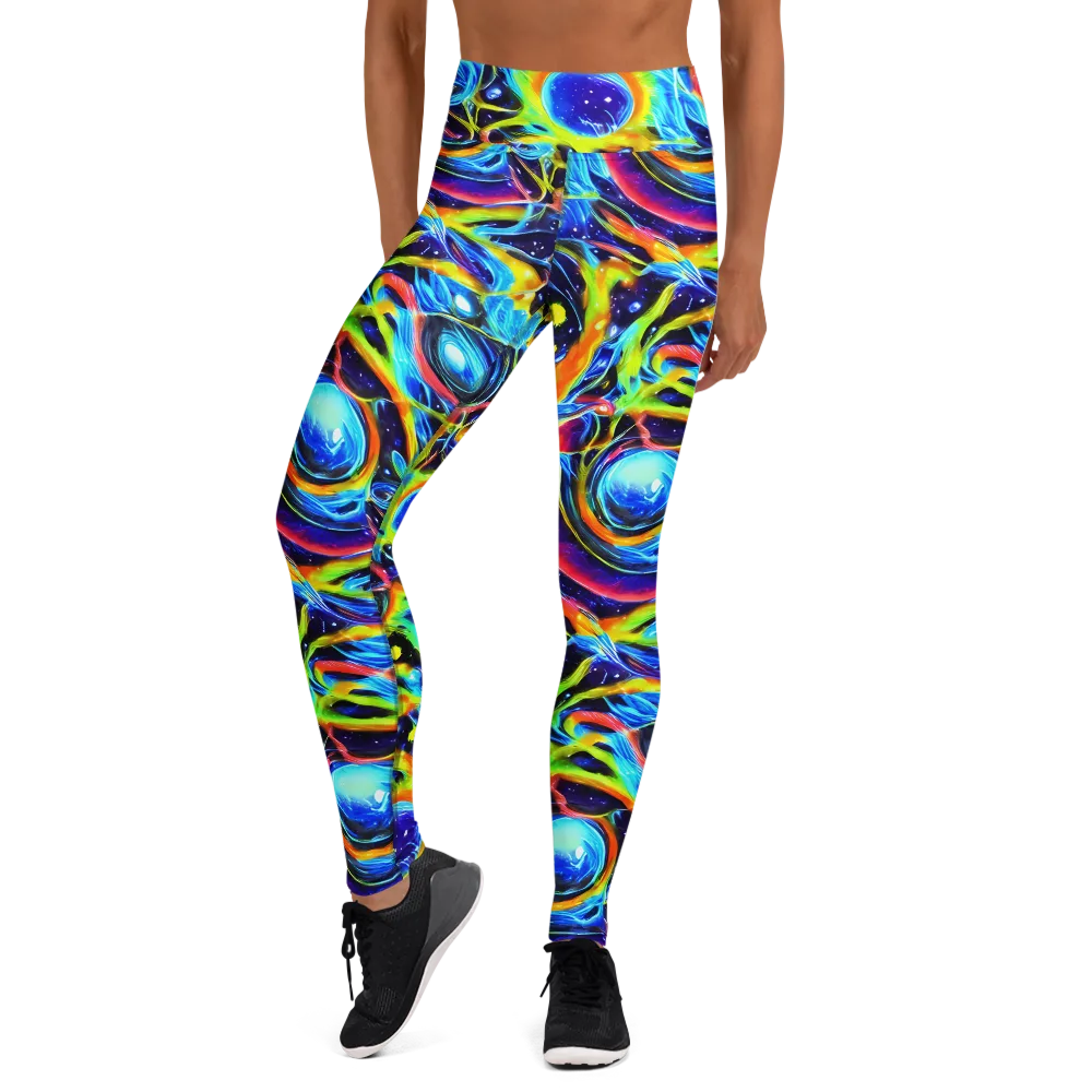 Prism Eclipse on Yoga Leggings — Front