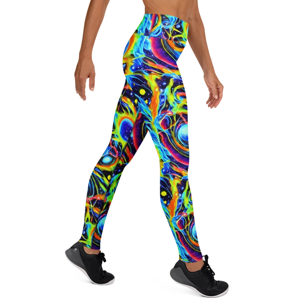 Prism Eclipse on Yoga Leggings — Right