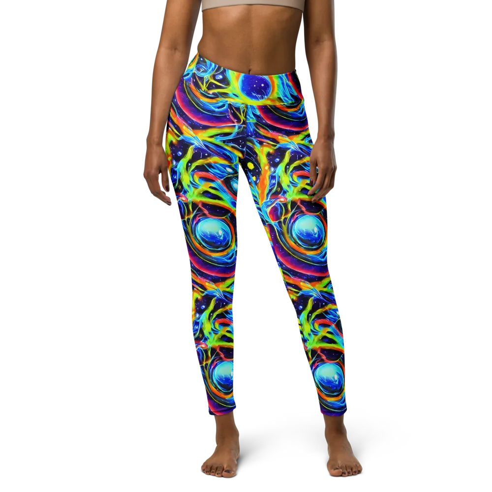 Prism Eclipse on Yoga Leggings — Front