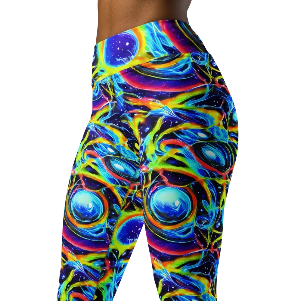 Prism Eclipse on Yoga Leggings — Left Front