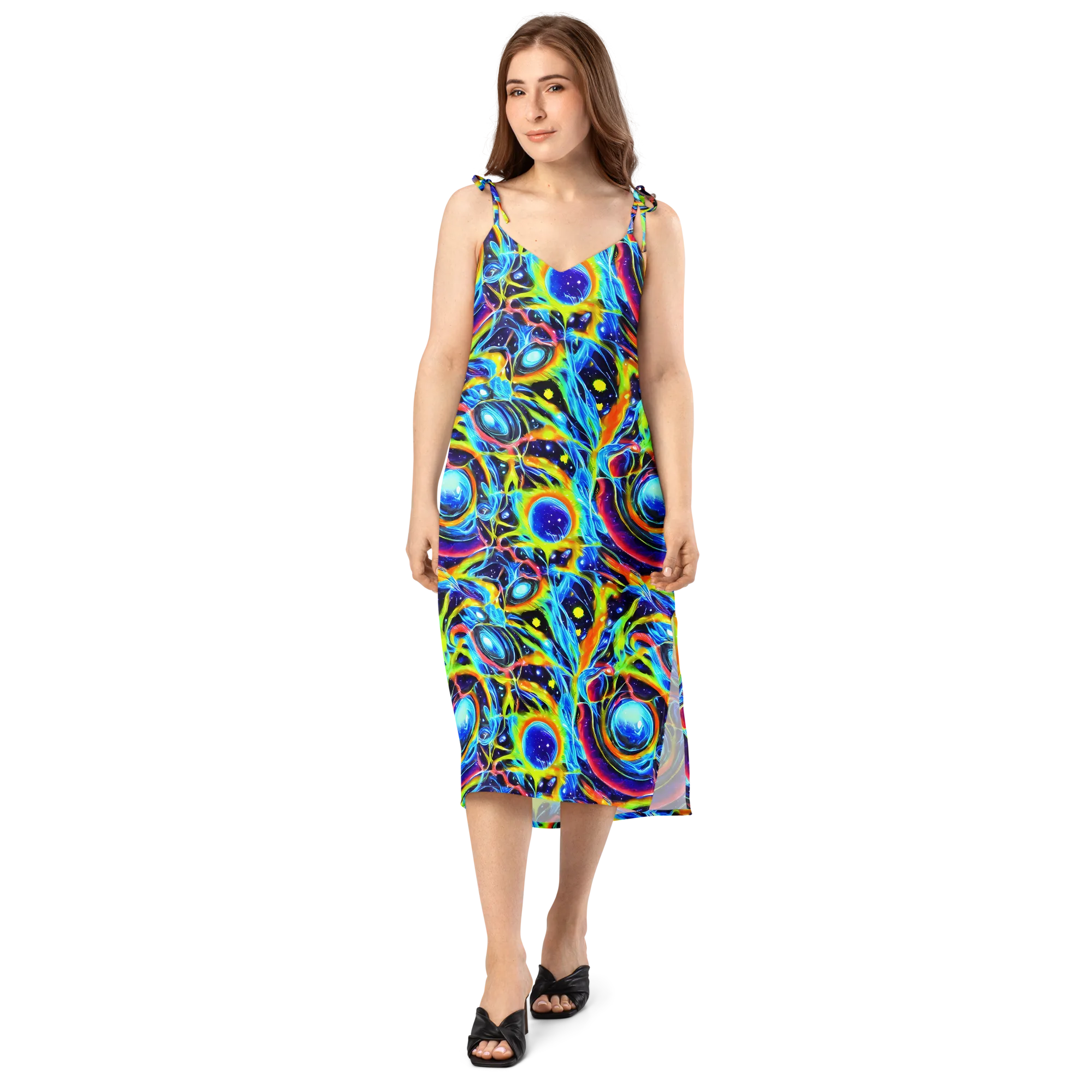 Prism Eclipse on Slip Dress — Front