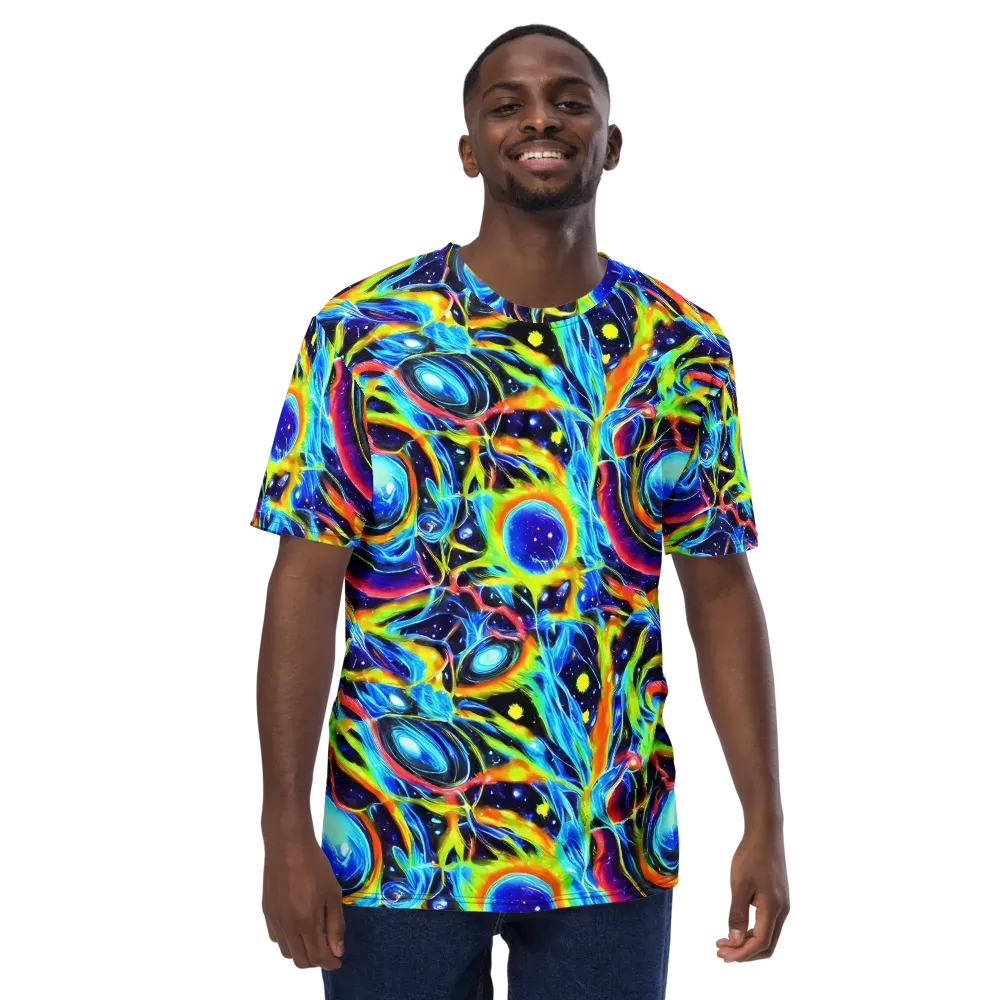 Prism Eclipse on Men's Crew Neck T-Shirt — Front