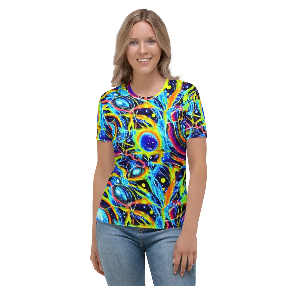 Prism Eclipse on Women's Crew Neck T-Shirt — Front