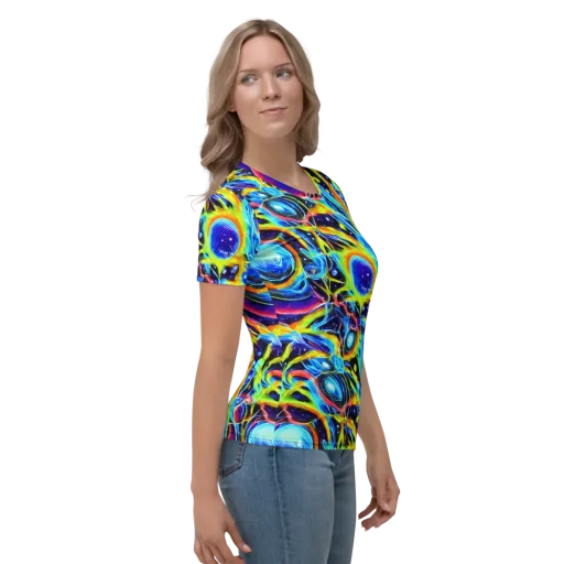 Prism Eclipse on a Women's Crew Neck T-Shirt