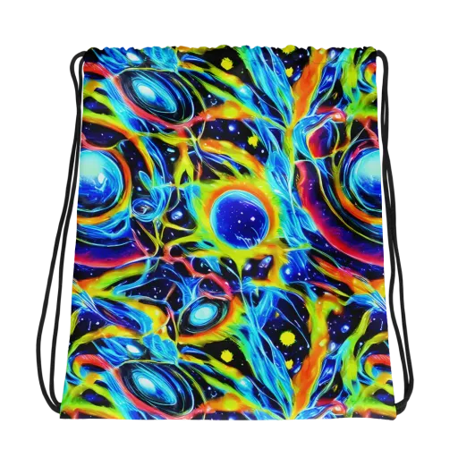 Prism Eclipse on a Drawstring Bag
