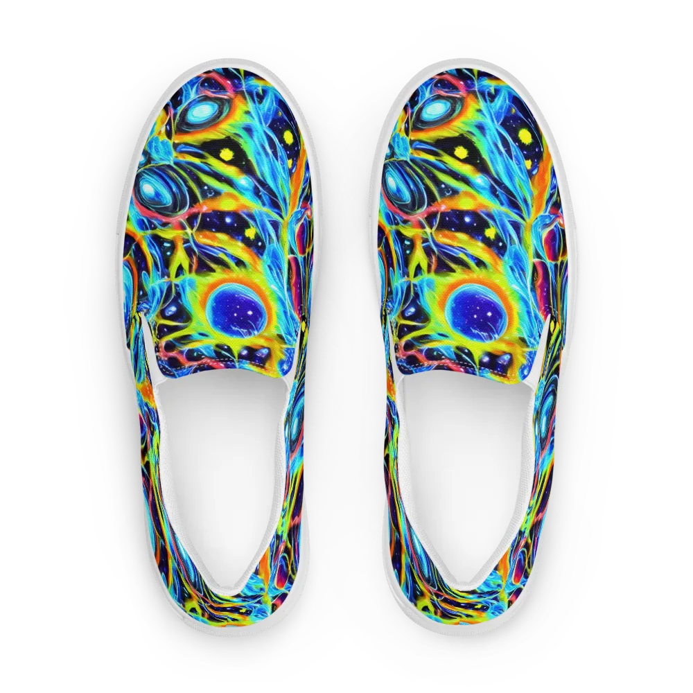 Prism Eclipse on Women's Slip-On Canvas Shoes — Front