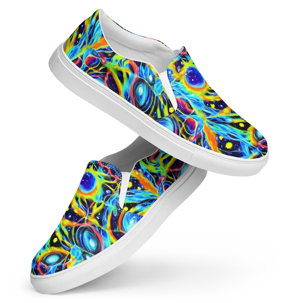 Prism Eclipse on Women's Slip-On Canvas Shoes — Front