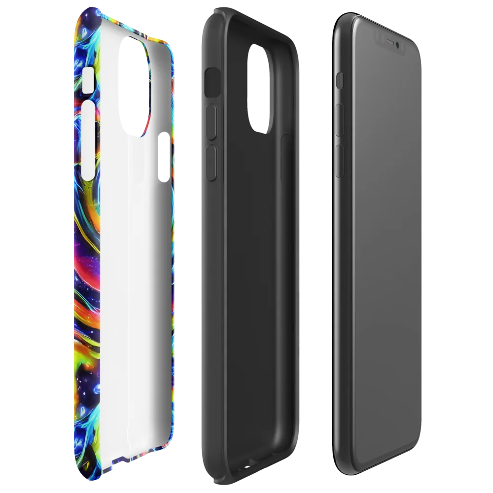 Prism Eclipse on Tough Case for iPhone® — Right