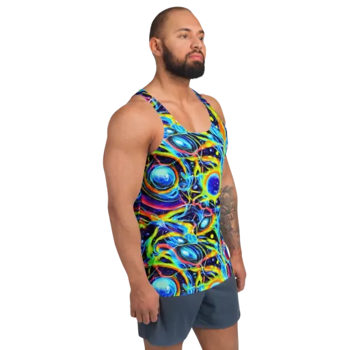 Prism Eclipse on a Men's Tank Top