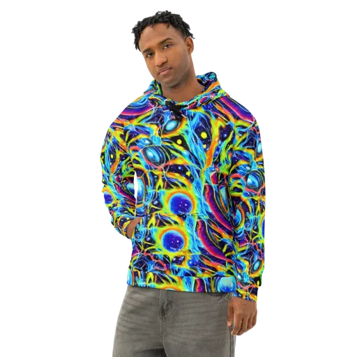 Prism Eclipse on a Cotton Hoodie
