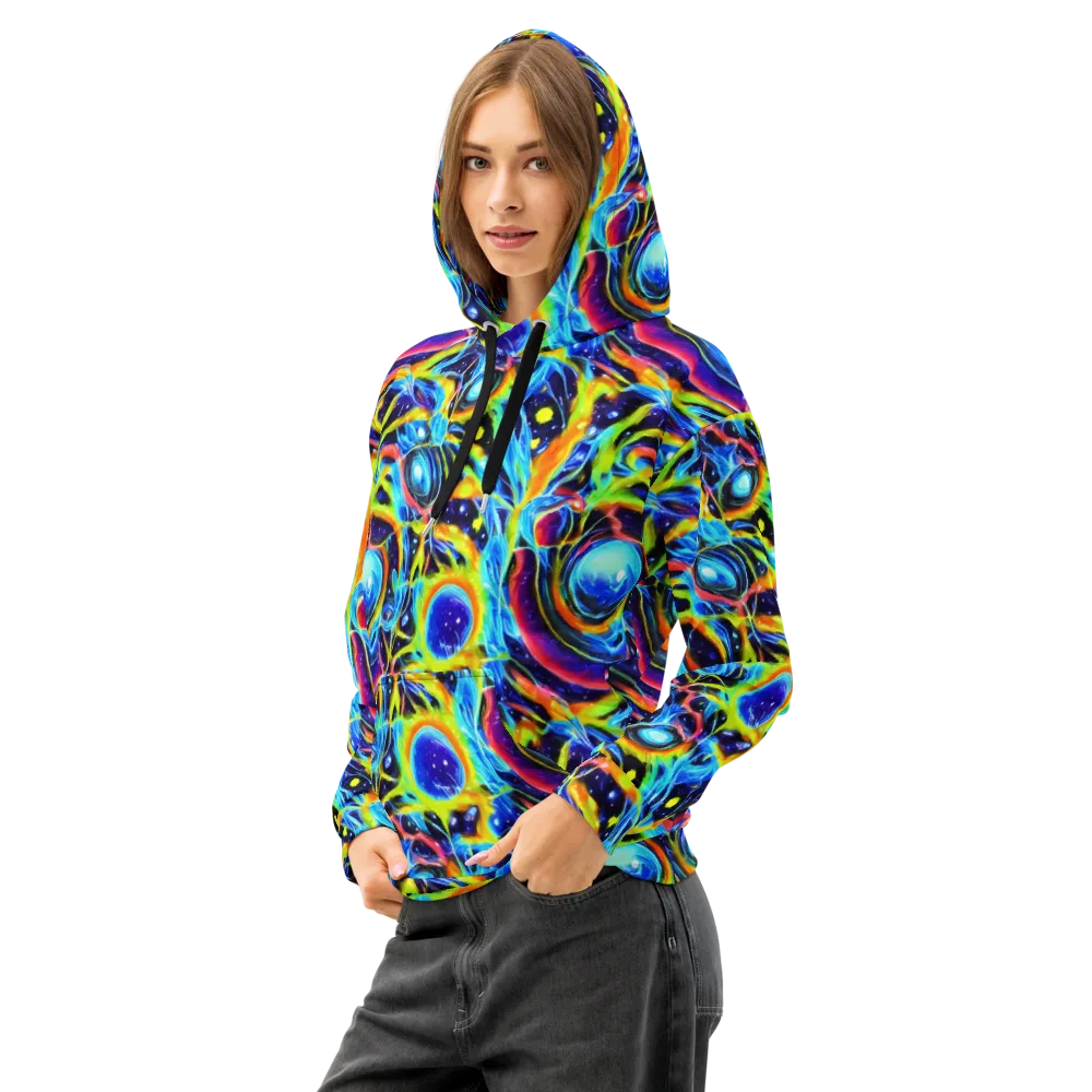 Prism Eclipse on Cotton Hoodie — Left Front
