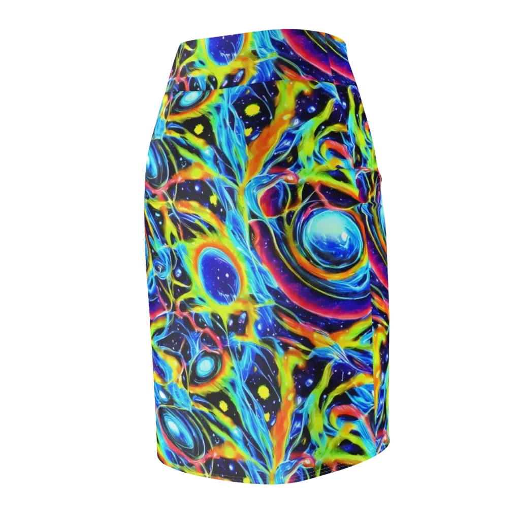 Prism Eclipse on Pencil Skirt — Back Side