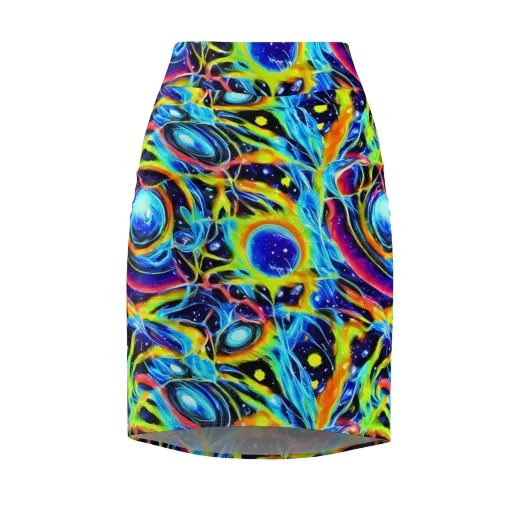 Prism Eclipse on a Pencil Skirt