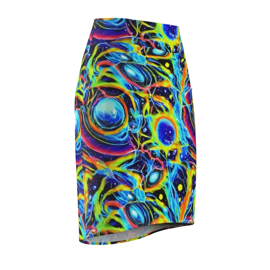Prism Eclipse on Pencil Skirt — Front Side