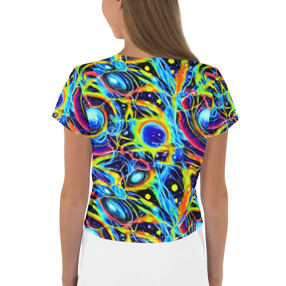 Prism Eclipse on Crop Tee — Back