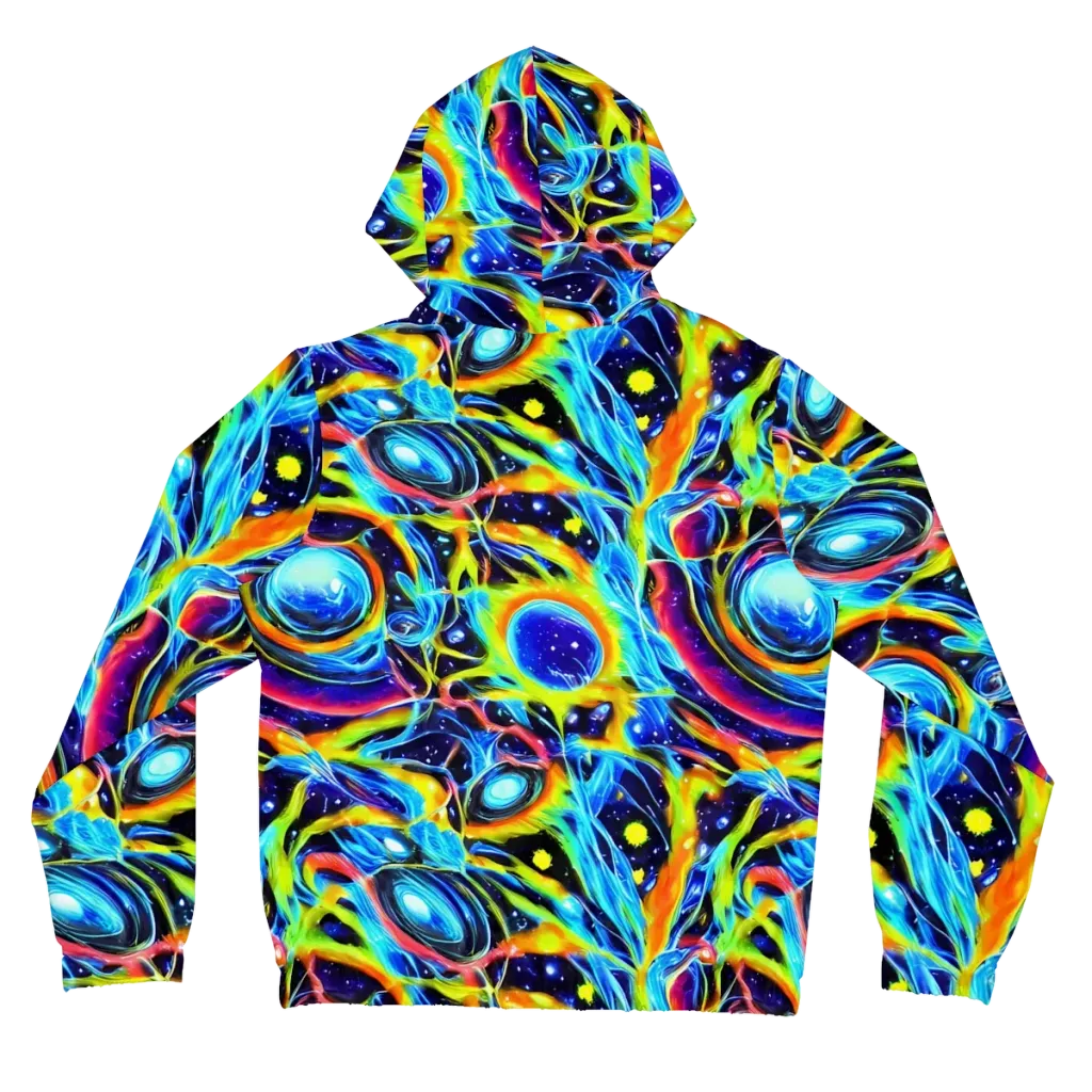 Prism Eclipse on Women's Full-Zip Hoodie — Back