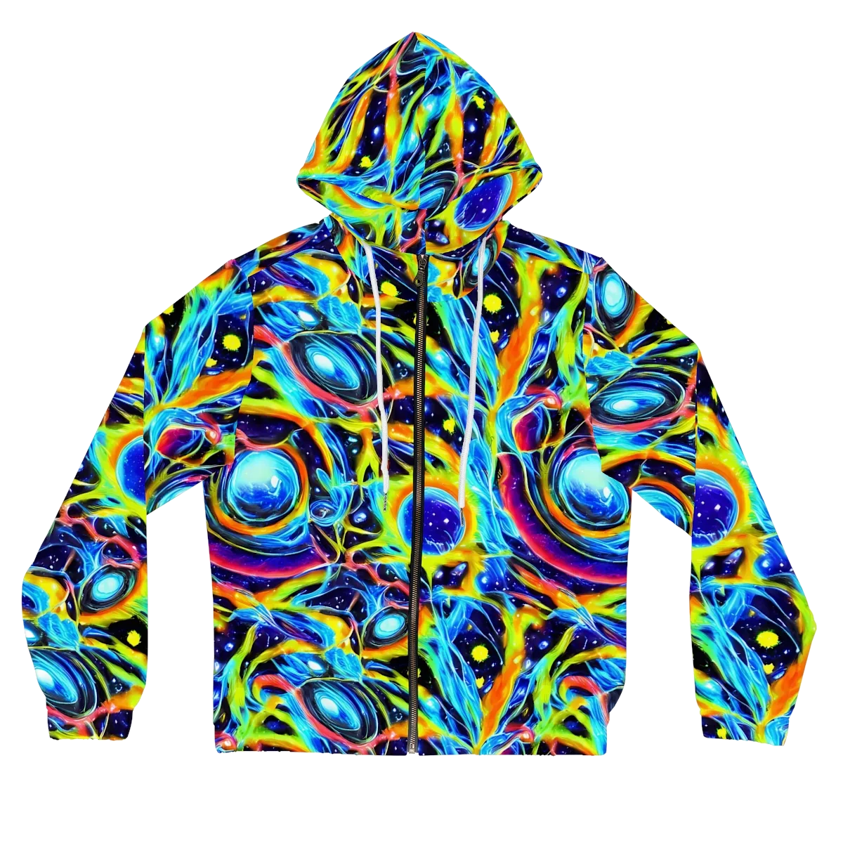 Prism Eclipse on Women's Full-Zip Hoodie — Front