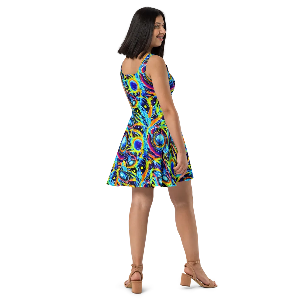 Prism Eclipse on Skater Dress — Right