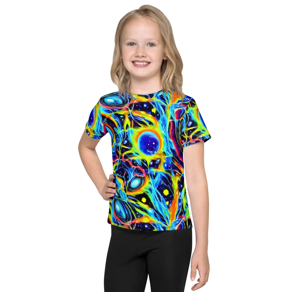 Prism Eclipse on Kids Crew Neck T-Shirt — Front