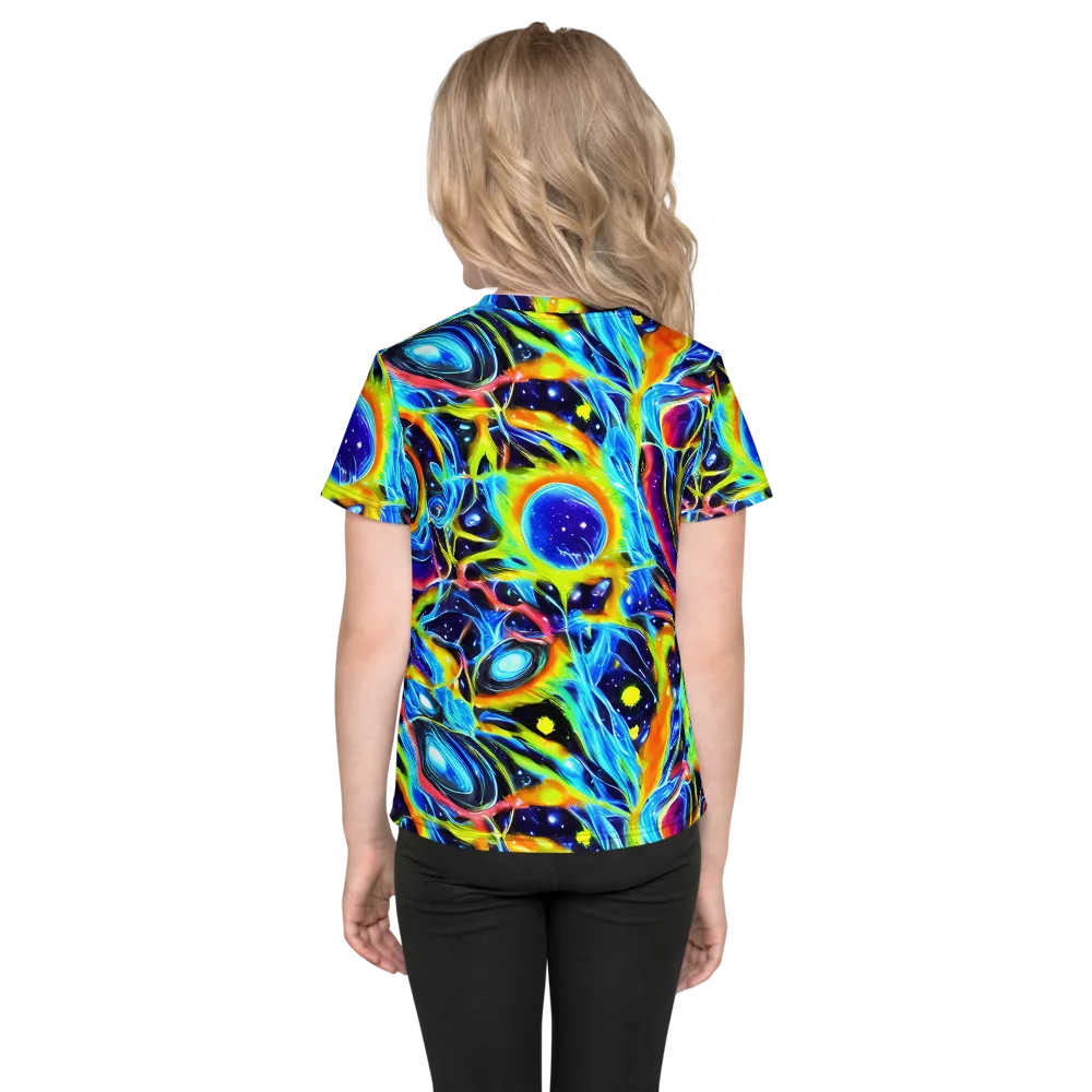 Prism Eclipse on Kids Crew Neck T-Shirt — Back