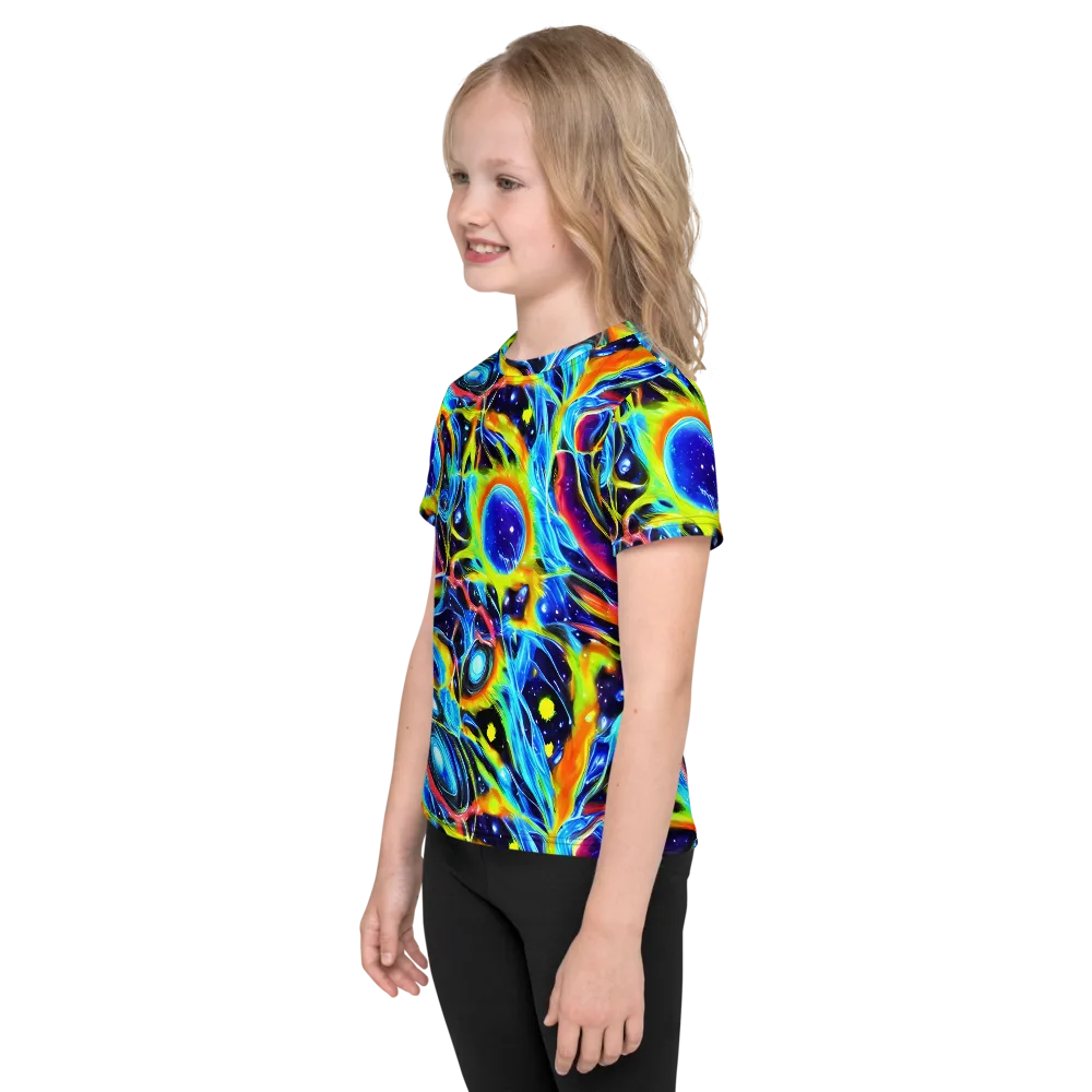 Prism Eclipse on Kids Crew Neck T-Shirt — Left