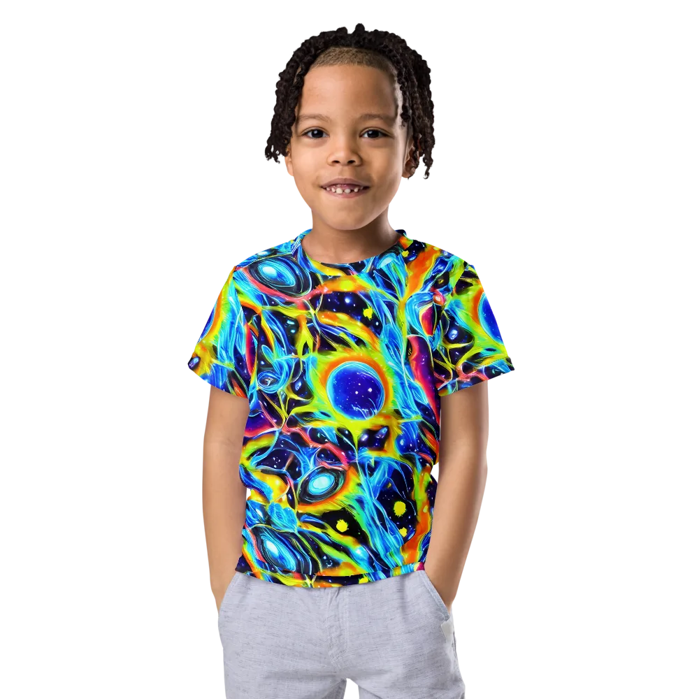 Prism Eclipse on Kids Crew Neck T-Shirt — Front