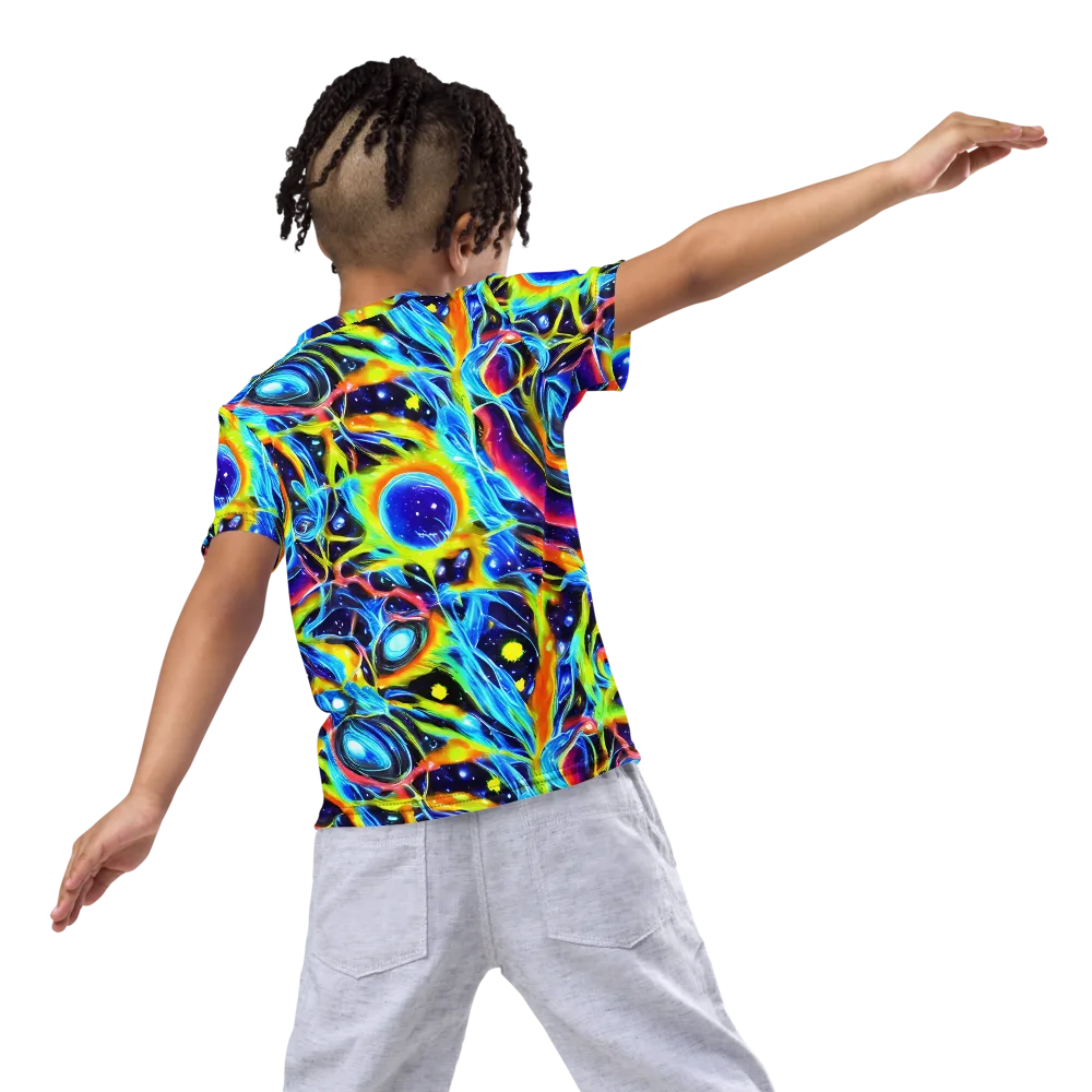 Prism Eclipse on Kids Crew Neck T-Shirt — Back