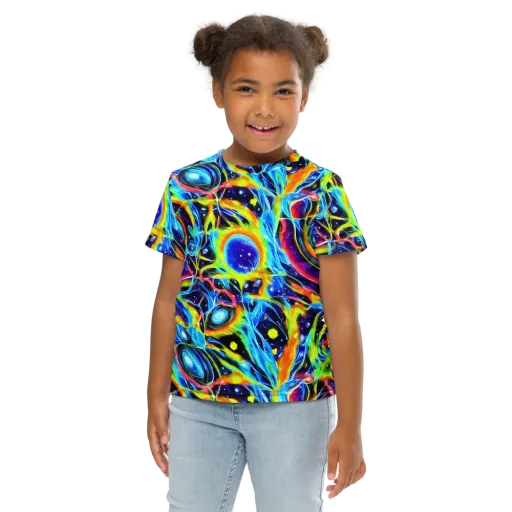 Prism Eclipse on a Kids Crew Neck T-Shirt