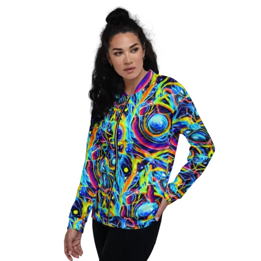 Prism Eclipse on a Bomber Jacket